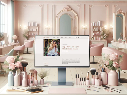 Website development for beauty salons